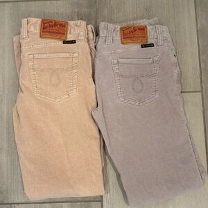 Lucky Brand Women's Corduroy Pants - Tan and Gray